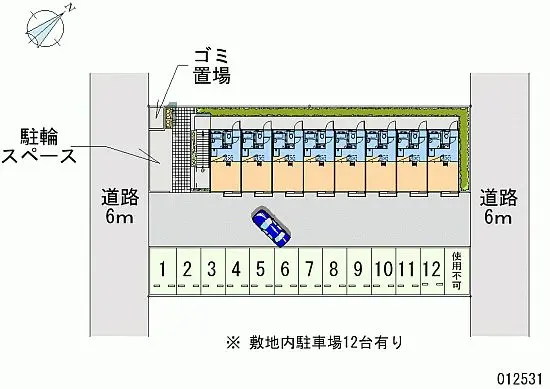 ★手数料０円★さいたま市岩槻区岩槻　月極駐車場（LP）